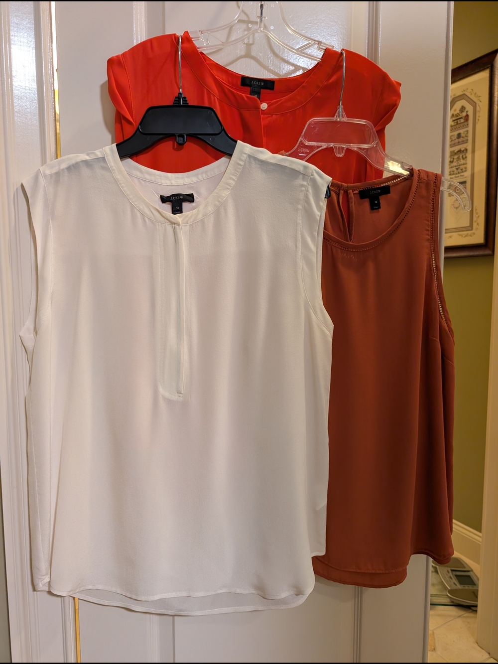Bundle Of Sleeveless J Crew Blouses